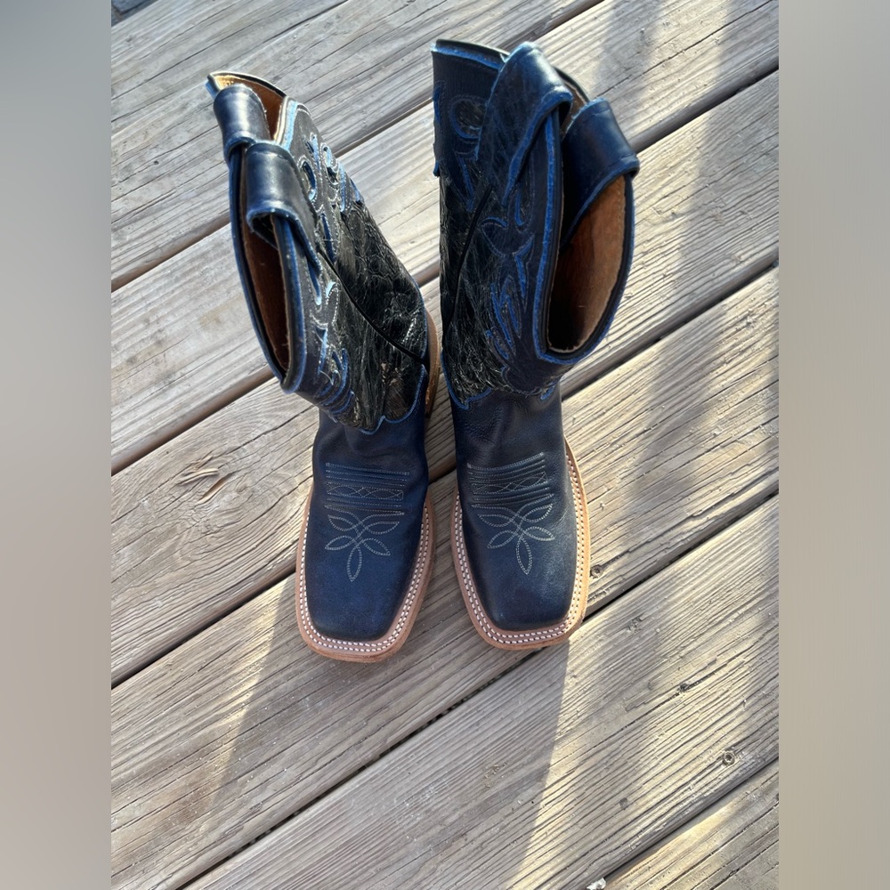 Justin Blue Cowboy Boots